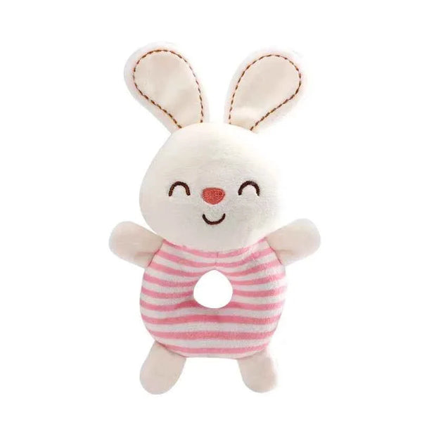 New Baby Rattle Toys Cartoon Animals Plush Infant Hand Ring Bed Toys for Newborn 0-24 Months Toddler Early Educational Toy