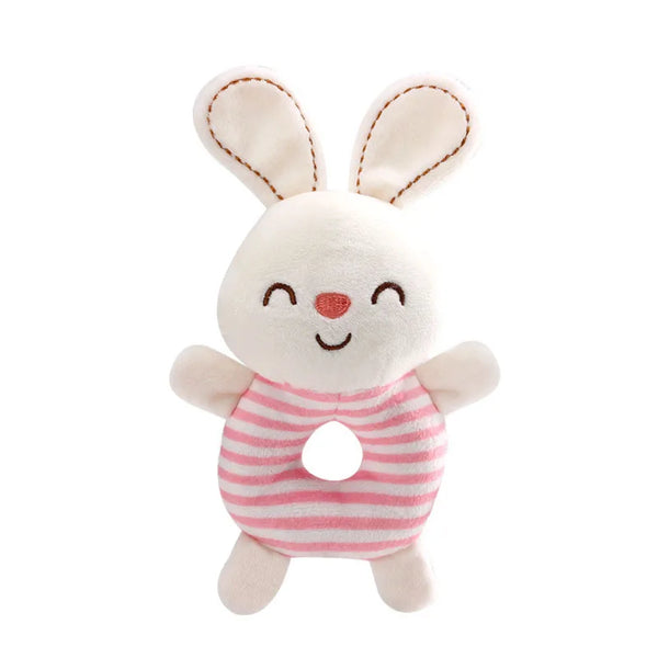 New Baby Rattle Toys Cartoon Animals Plush Infant Hand Ring Bed Toys for Newborn 0-24 Months Toddler Early Educational Toy