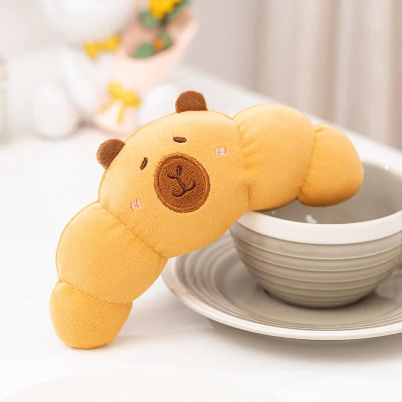 Cute Cartoon Egg & Toast Plush Toy – Breakfast Expression Stuffed Doll Pillow | Soft Baby Comfort Toy & Christmas Gift