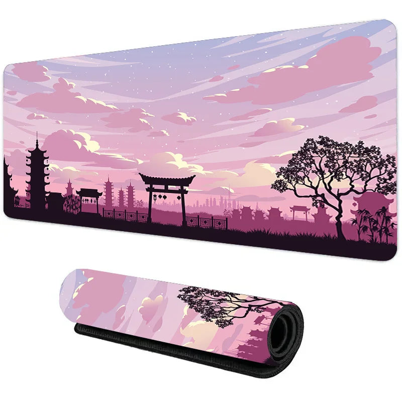 Night Moonlight Large Mouse Pad – Non-Slip Gaming & Office Desk Mat for Laptop, PC, and Esports Players