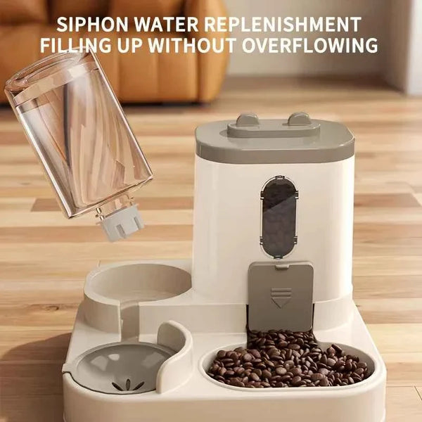 2 in 1 Fully Automatic Pet Food & Water Dispenser