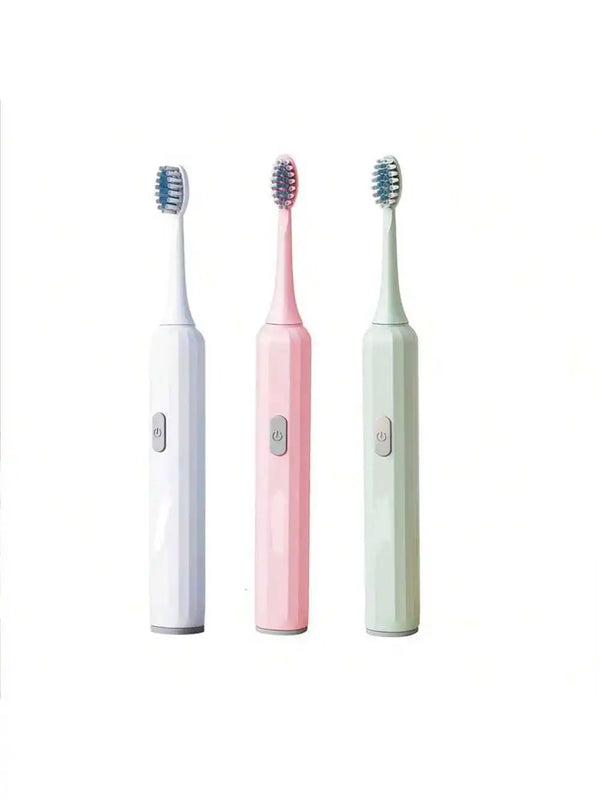 Automatic Sonic Electric Toothbrush for Adults – Rechargeable Tooth Cleaner with Soft Bristles | Deep Oral Cleaning & Whitening Toothbrush