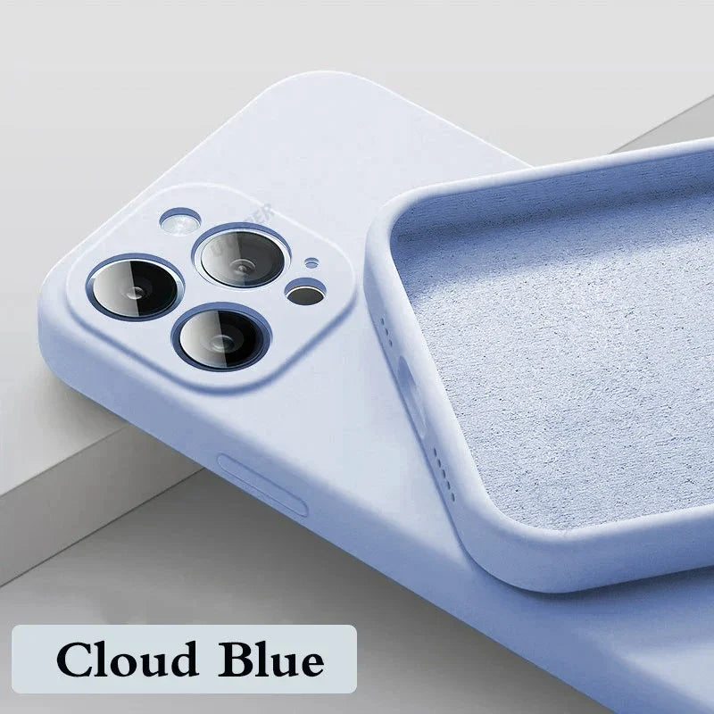 Solid Silicone Phone Case For IPhone 16 & 17