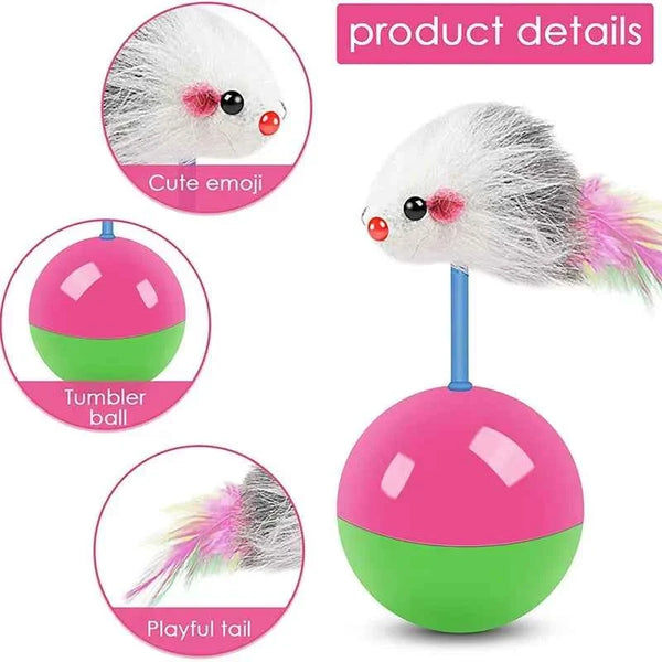 Cat Toys Set – Mouse & Teasing Interactive Pet Toys