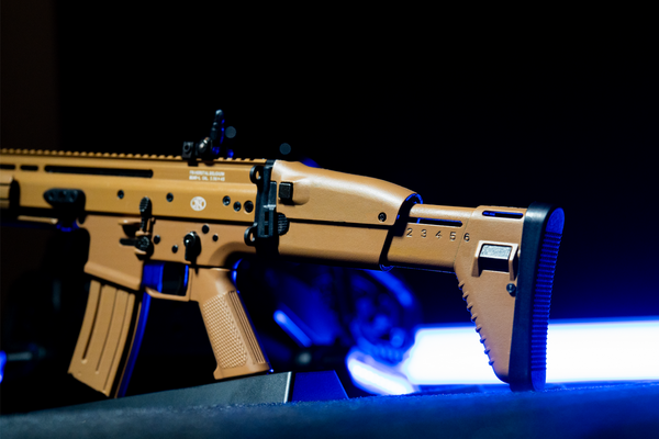 1/3 Scale Die Cast FN Scar Model Rifle, Dark Tan