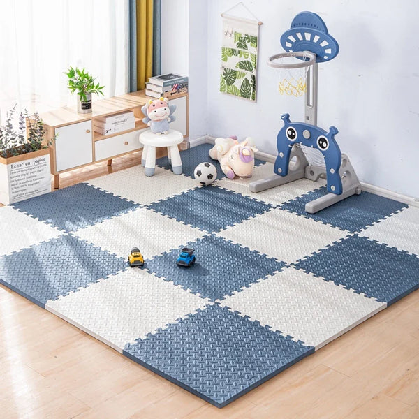Puzzle Foam Play Mat for Children – Interlocking Tiles Baby Carpet, Kids’ Floor Padding for Home & Workout