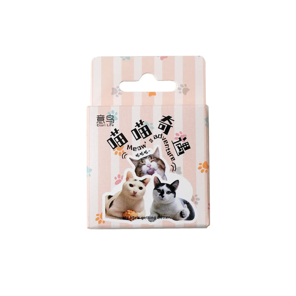 46pcs/Bag,Cat Stickers,Be for Suitcase Skateboard Luggage Laptop Phone Diy Sticke Decoration Stationery School Supplies Toys