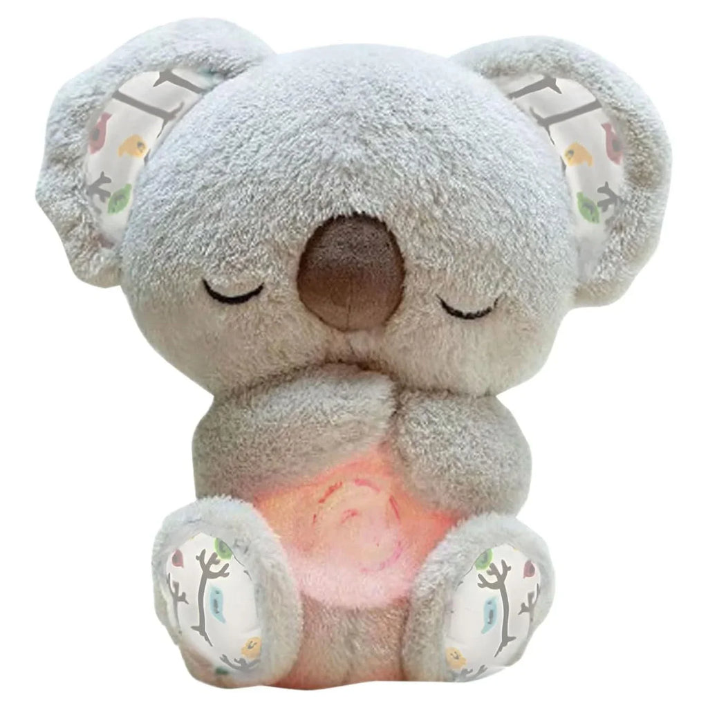 1pc Anxiety Relief sleeping Koala Breathing Plush Toy - Soothing Stuffed Animal w/ Heartbeat, Anxiety Relief Gift for Birthday & Christmas