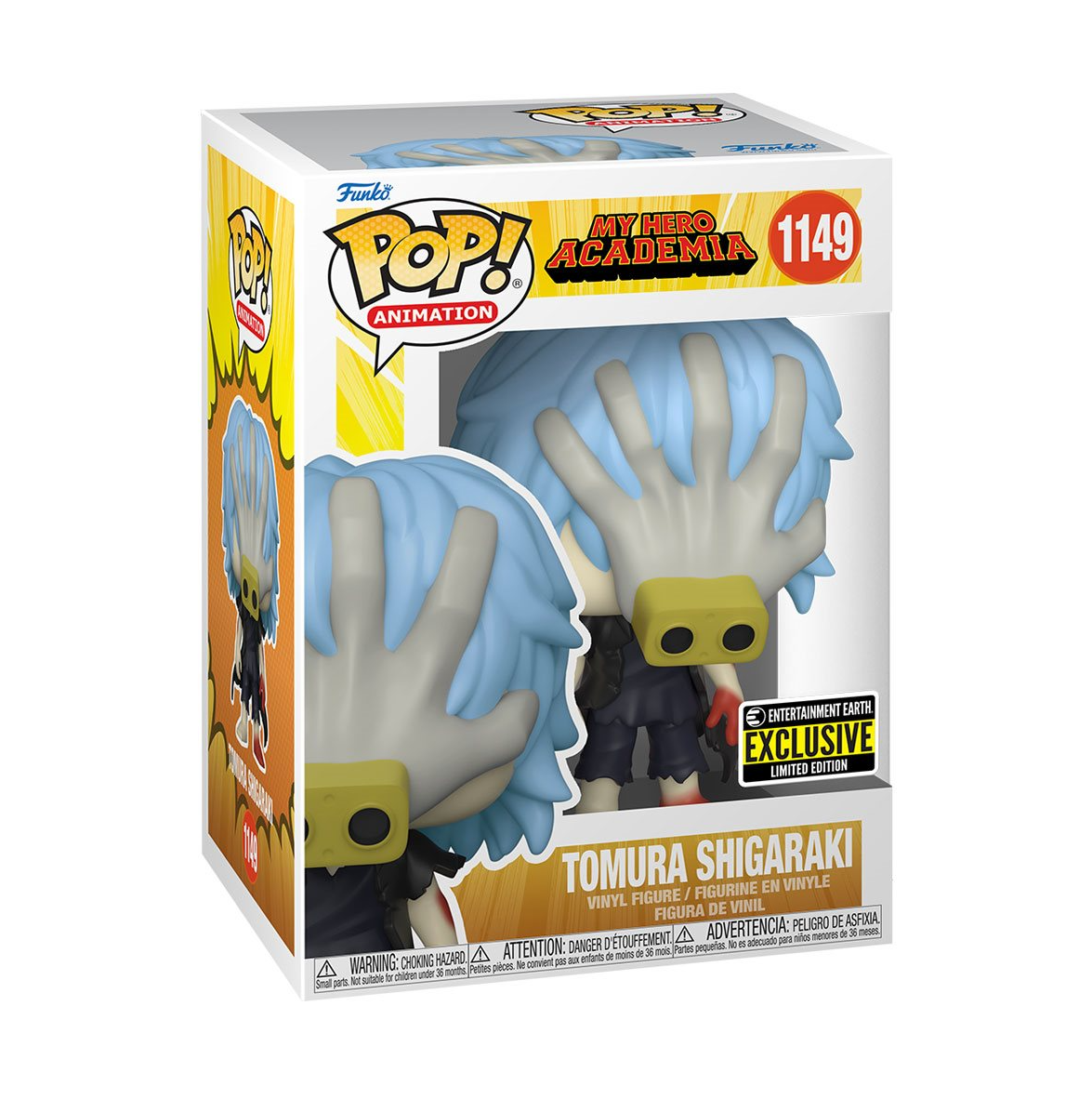 My Hero Academia Tomura Shigaraki Funko Pop! Vinyl Figure #1149 - Entertainment Earth Exclusive Secondary image
