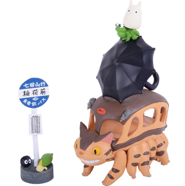 My Neighbor Totoro Catbus Nosechara Stacking Figure Set - Collectors World Toys Hover Image