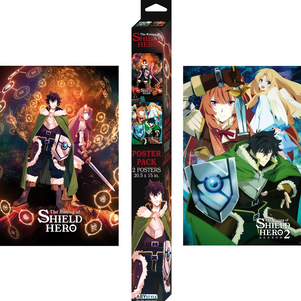 The Rising of the Shield Hero Boxed Poster Set - Collectors World Toys