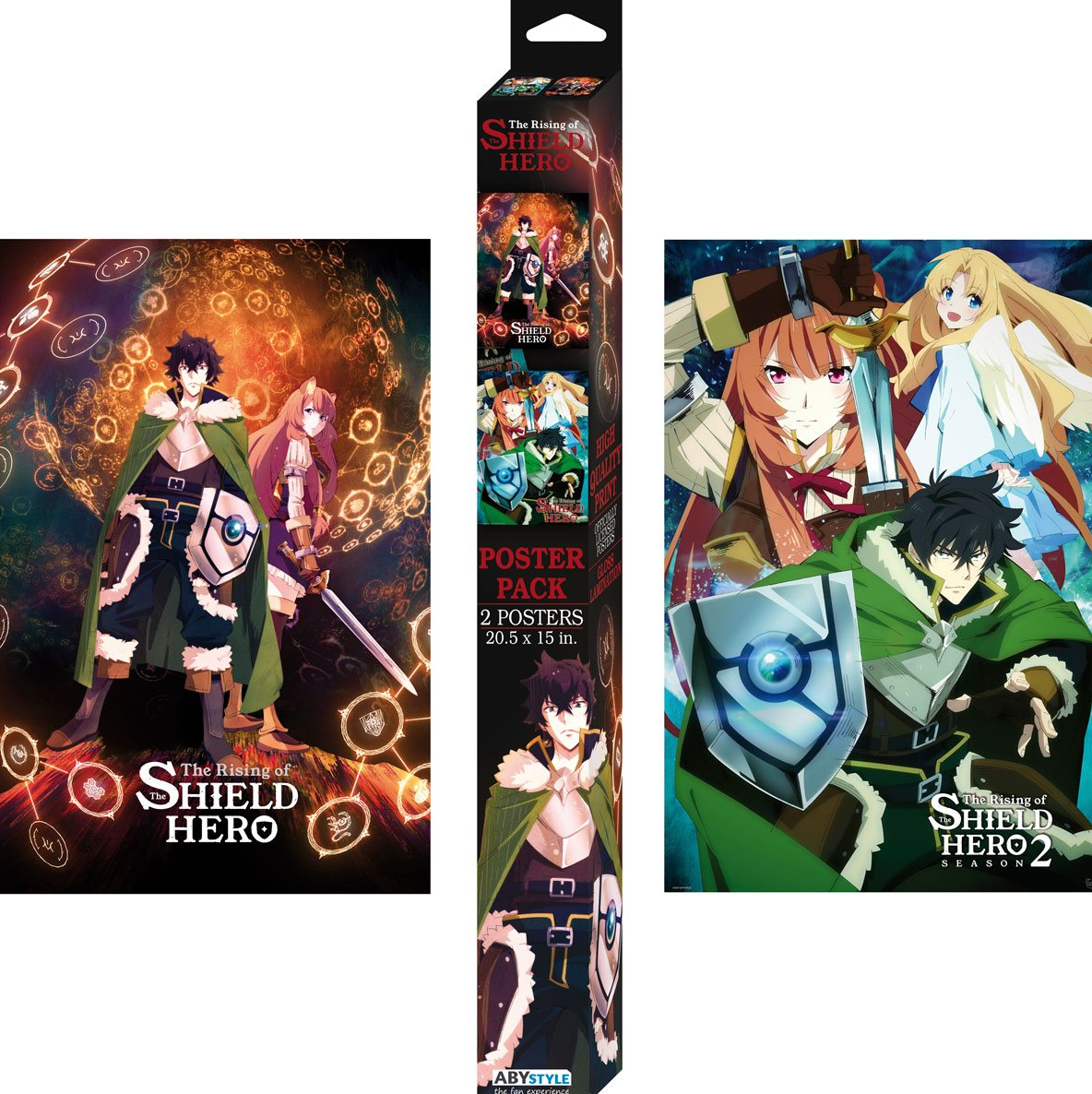 The Rising of the Shield Hero Boxed Poster Set - Collectors World Toys