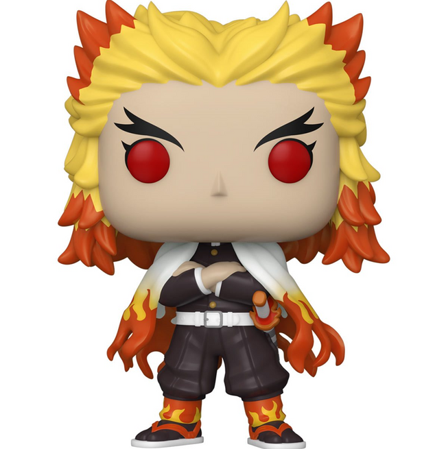 Demon Slayer: Kimetsu no Yaiba Kyojuro Rengoku Funko Pop! Vinyl Figure #1308 - Collectors World Toys Hover Image
