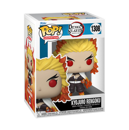 Demon Slayer: Kimetsu no Yaiba Kyojuro Rengoku Funko Pop! Vinyl Figure #1308 - Collectors World Toys
