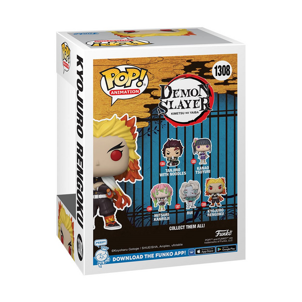 Demon Slayer: Kimetsu no Yaiba Kyojuro Rengoku Funko Pop! Vinyl Figure #1308 - Collectors World Toys