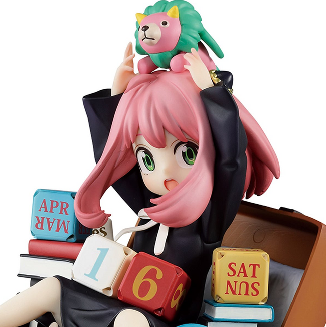 Spy x Family Anya Forger with Block Calendar Mission Start Version 1.5 Ichibansho Statue - Collectors World Toys Hover Image