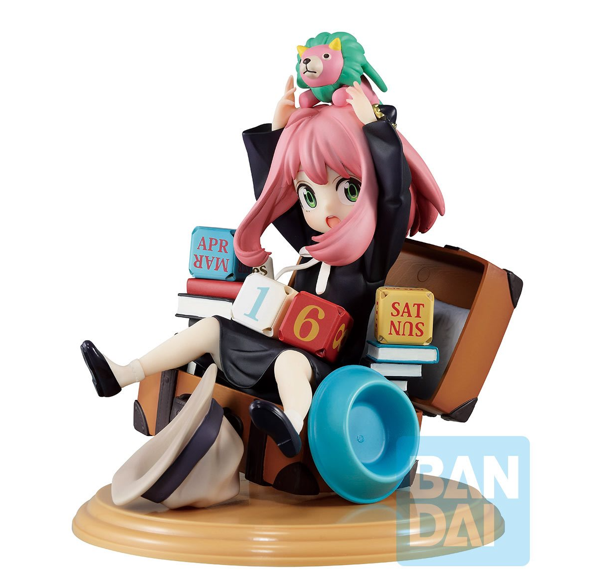Spy x Family Anya Forger with Block Calendar Mission Start Version 1.5 Ichibansho Statue Secondary image