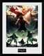 Attack on Titan Key Art Framed Poster - Collectors World Toys