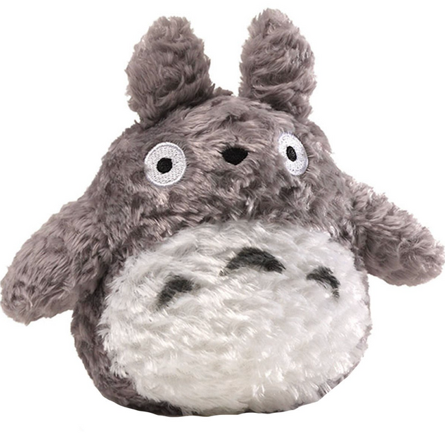My Neighbor Totoro Fluffy Big Gray Totoro 5 1/2-Inch Plush - Collectors World Toys Hover Image