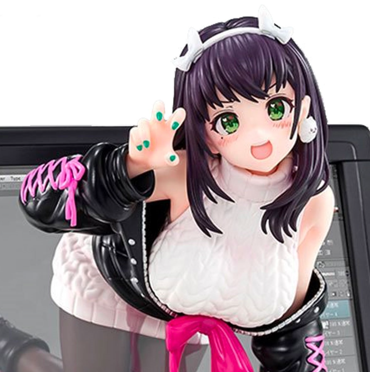 Nishiza-san Illustrated by Nishizawa 5mm 1:6 Scale Statue Main image