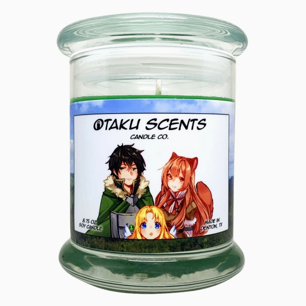 Naofumi, Raphtalia, and Filo Candle - Collectors World Toys