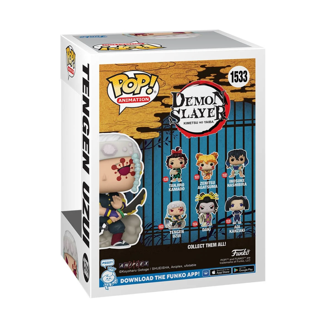 Demon Slayer Tengen Uzui Funko Pop! Vinyl Figure #1533 - Collectors World Toys