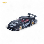 Inno64 Mazda RX-7 LBWK in Black 1:64 IN64-LBWK-RX7-01