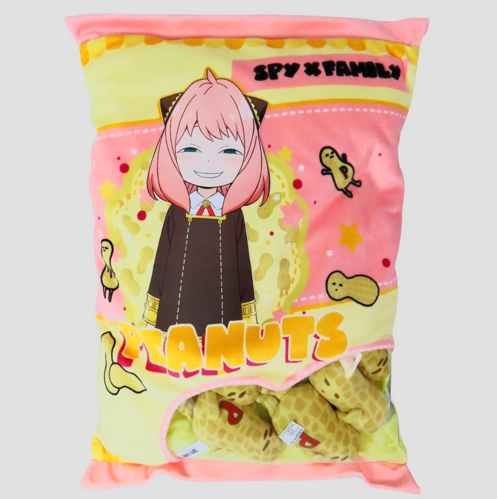 Spy x Family Anya and Peanuts Cookies 16-Inch Plush Pillow - Collectors World Toys