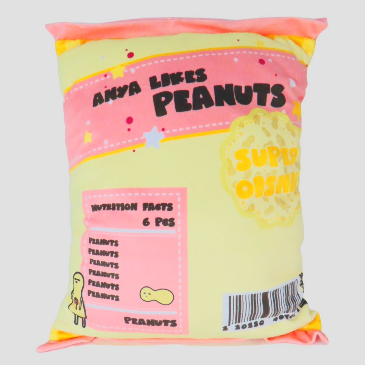 Spy x Family Anya and Peanuts Cookies 16-Inch Plush Pillow - Collectors World Toys