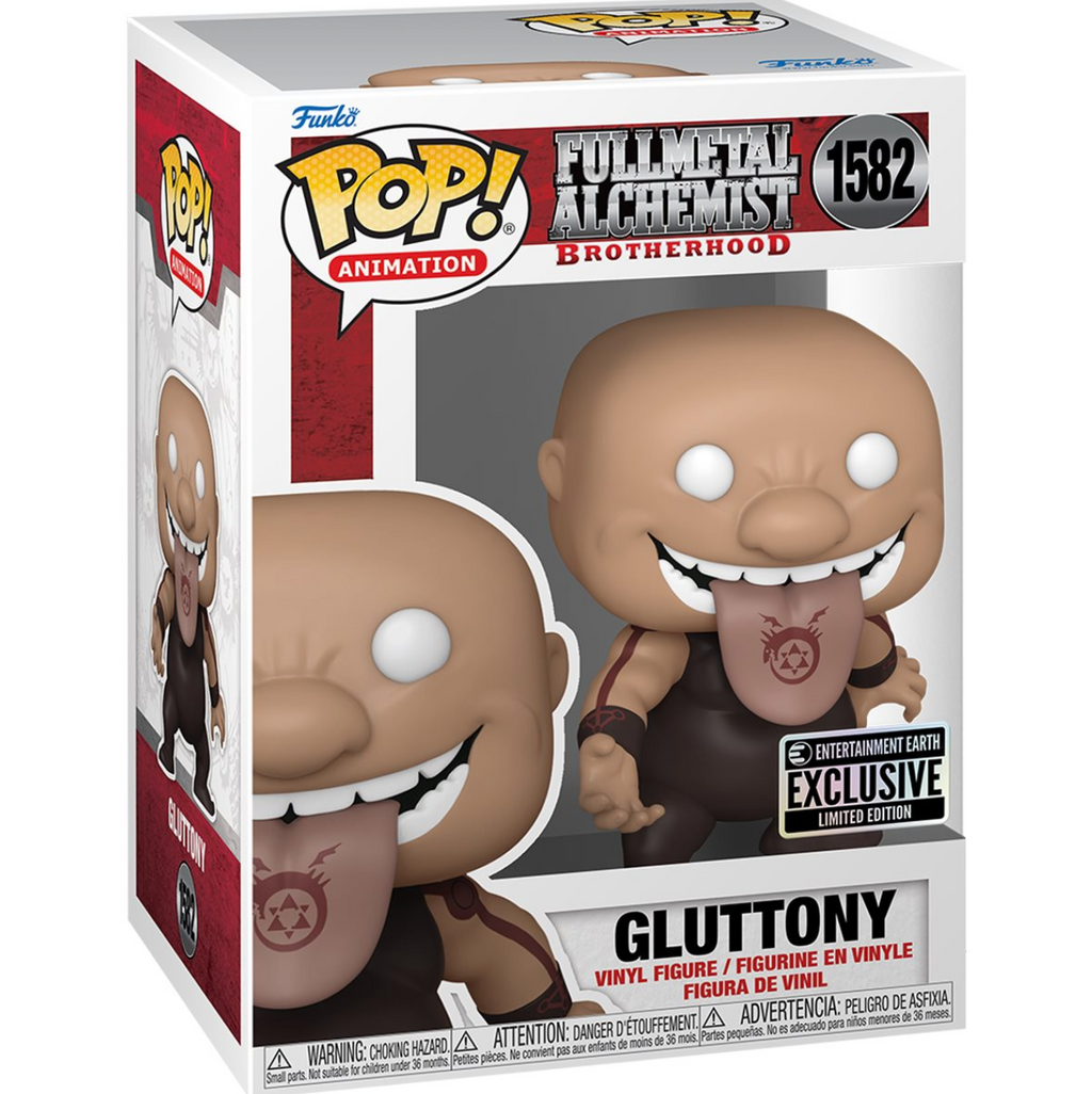 Fullmetal Alchemist: Brotherhood Gluttony Funko Pop! Vinyl Figure #1582 - Entertainment Earth Exclusive - Collectors World Toys