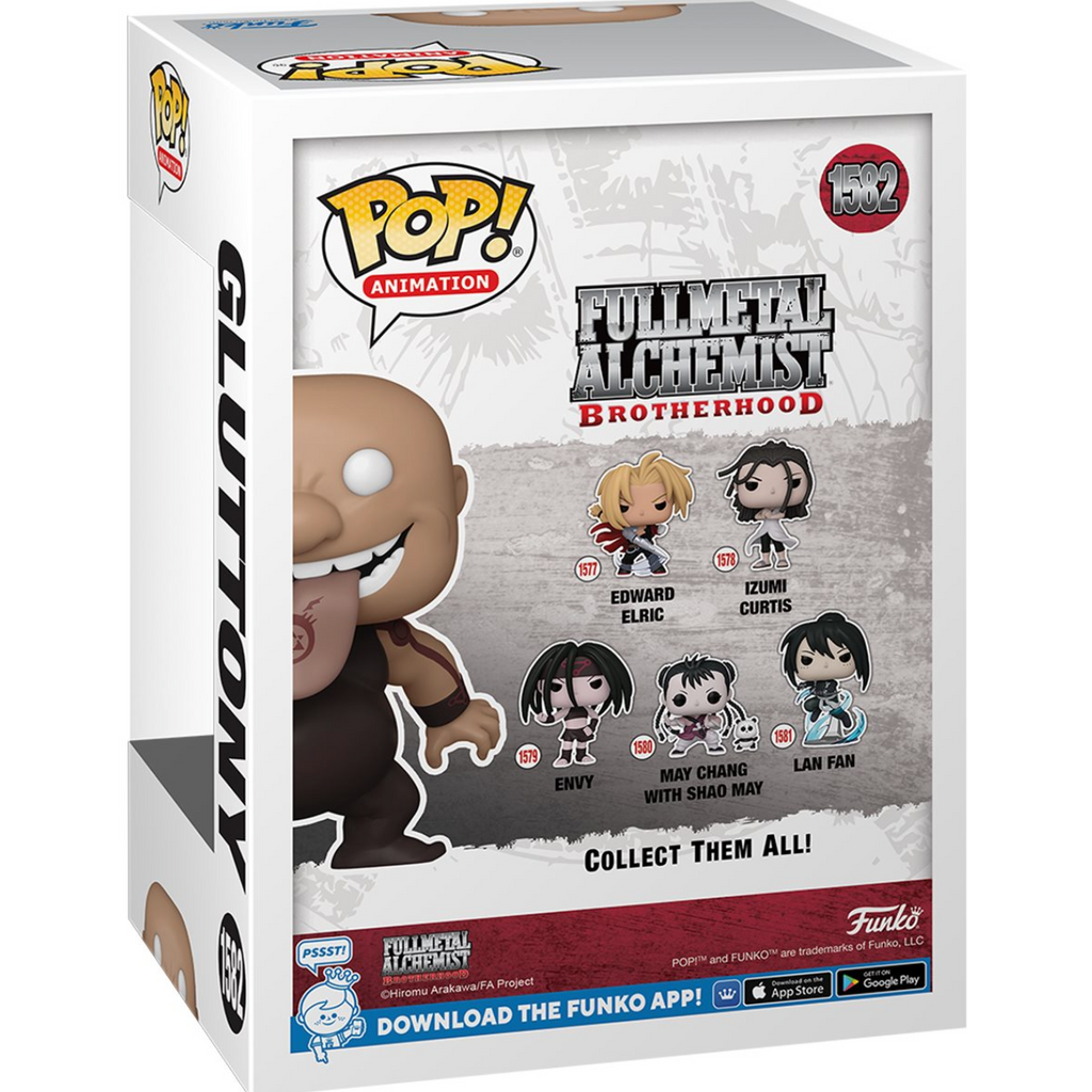 Fullmetal Alchemist: Brotherhood Gluttony Funko Pop! Vinyl Figure #1582 - Entertainment Earth Exclusive - Collectors World Toys