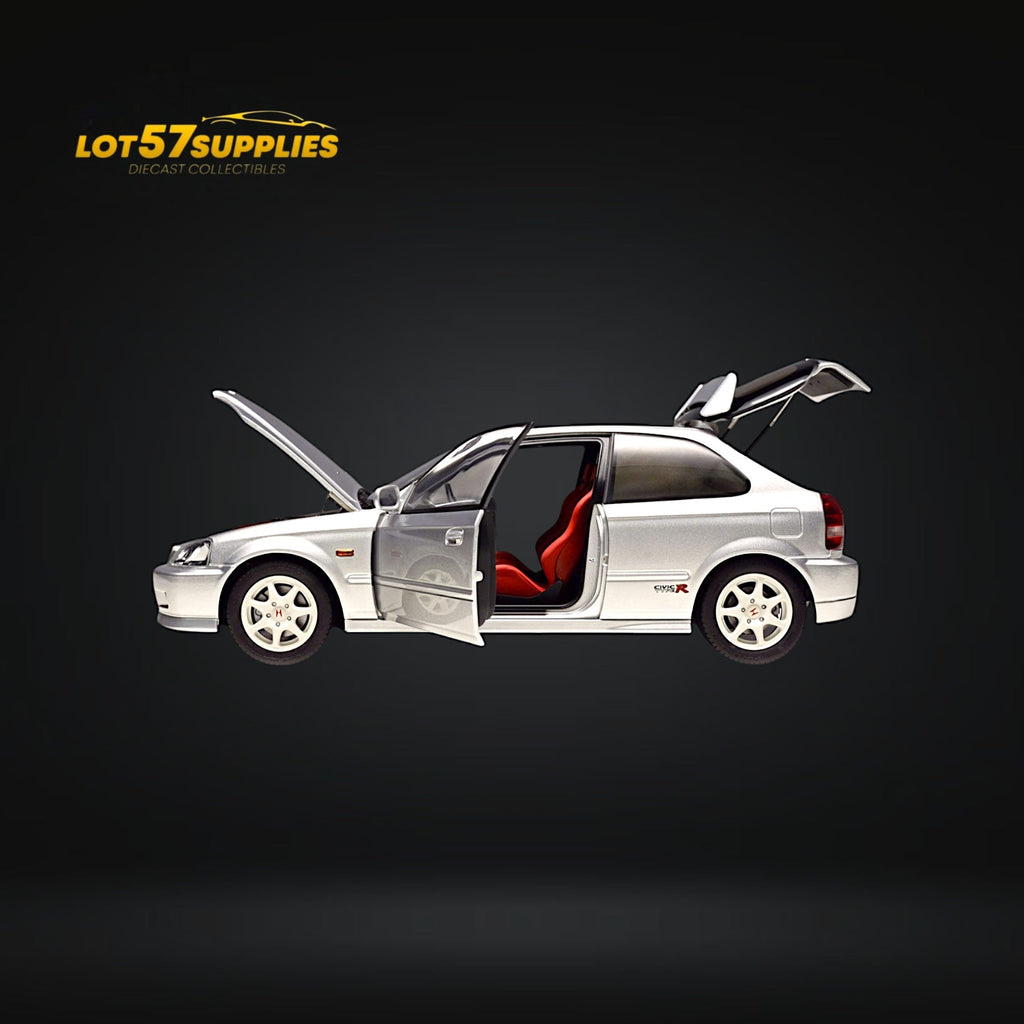 MOTORHELIX Honda Civic Type-R EK9-120 SILVER 1:18 - Collectors World Toys