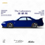 (Pre-Order) The Laboratory x ZONZO Nissan R33 Widebody Concept Spec-A - Metallic Midnight Blue 1/64