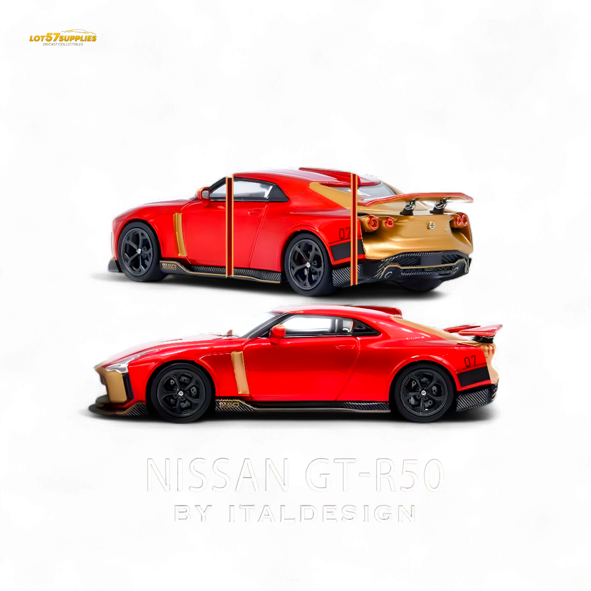 (Pre-Order) INNO64 R50 GT-R - Red 1/64 Main image