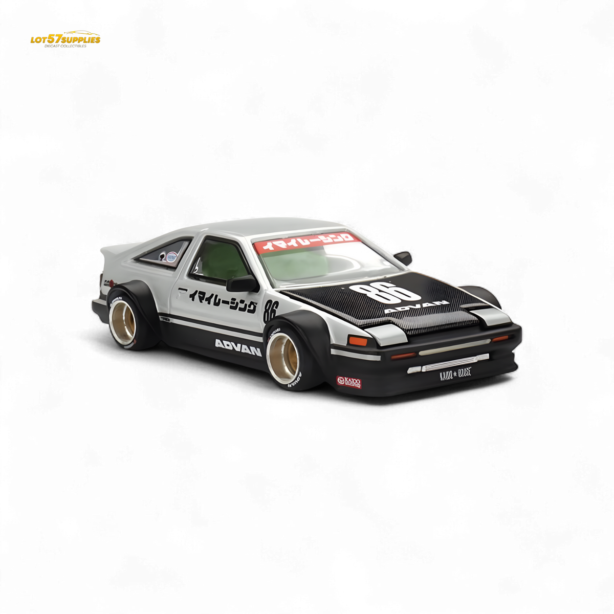 (Pre-Order) KAIDO Toyota AE86 Sprinter Trueno Kaido Street V2 - 1/64 - Collectors World Toys