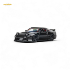 MicroTurbo Custom 180SX Type X Metallic Black MIYABI 1:64 - Collectors World Toys