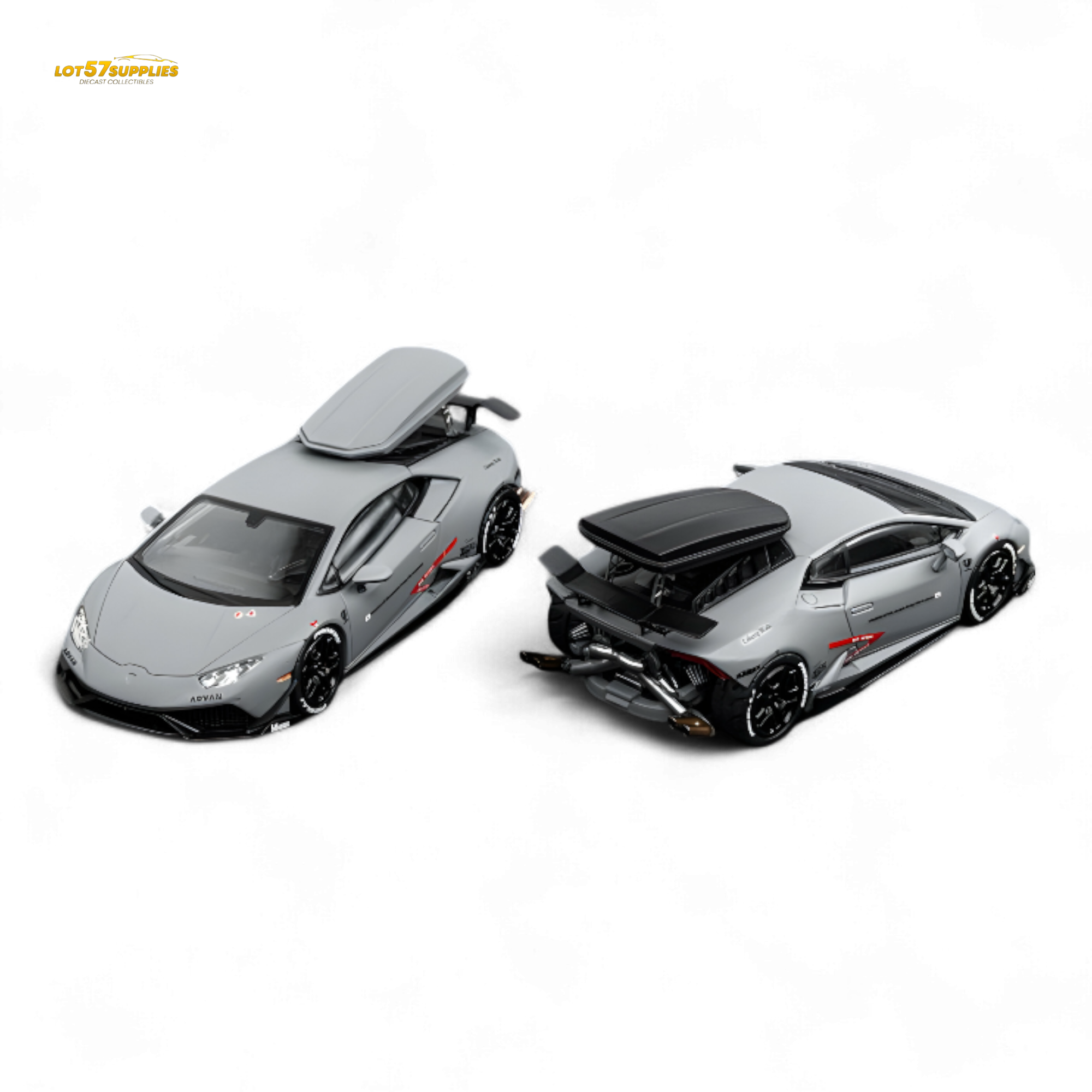 FindClassically Lamborghini Cartelfunds LP610-4 Twin Turbo - Gray 1:64 Main image