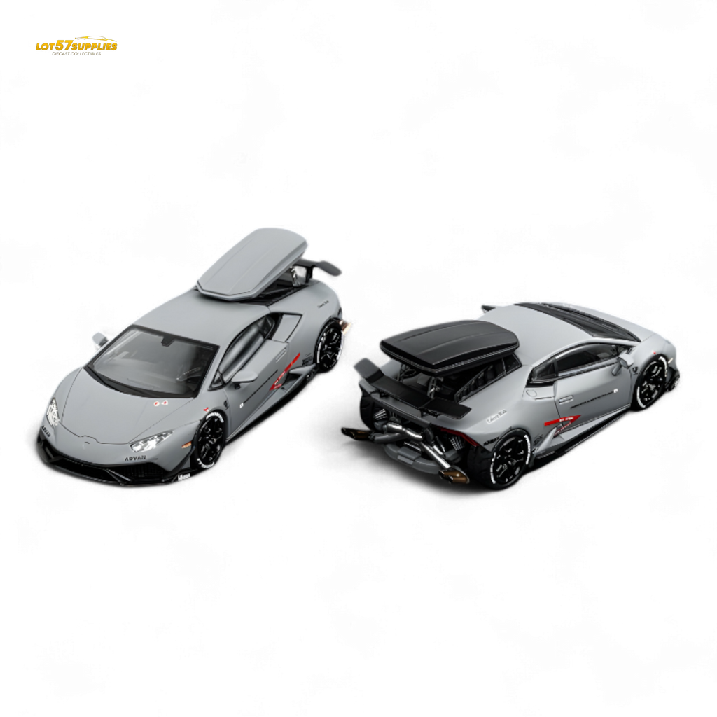 FindClassically Lamborghini Cartelfunds LP610-4 Twin Turbo - Gray 1:64 - Collectors World Toys