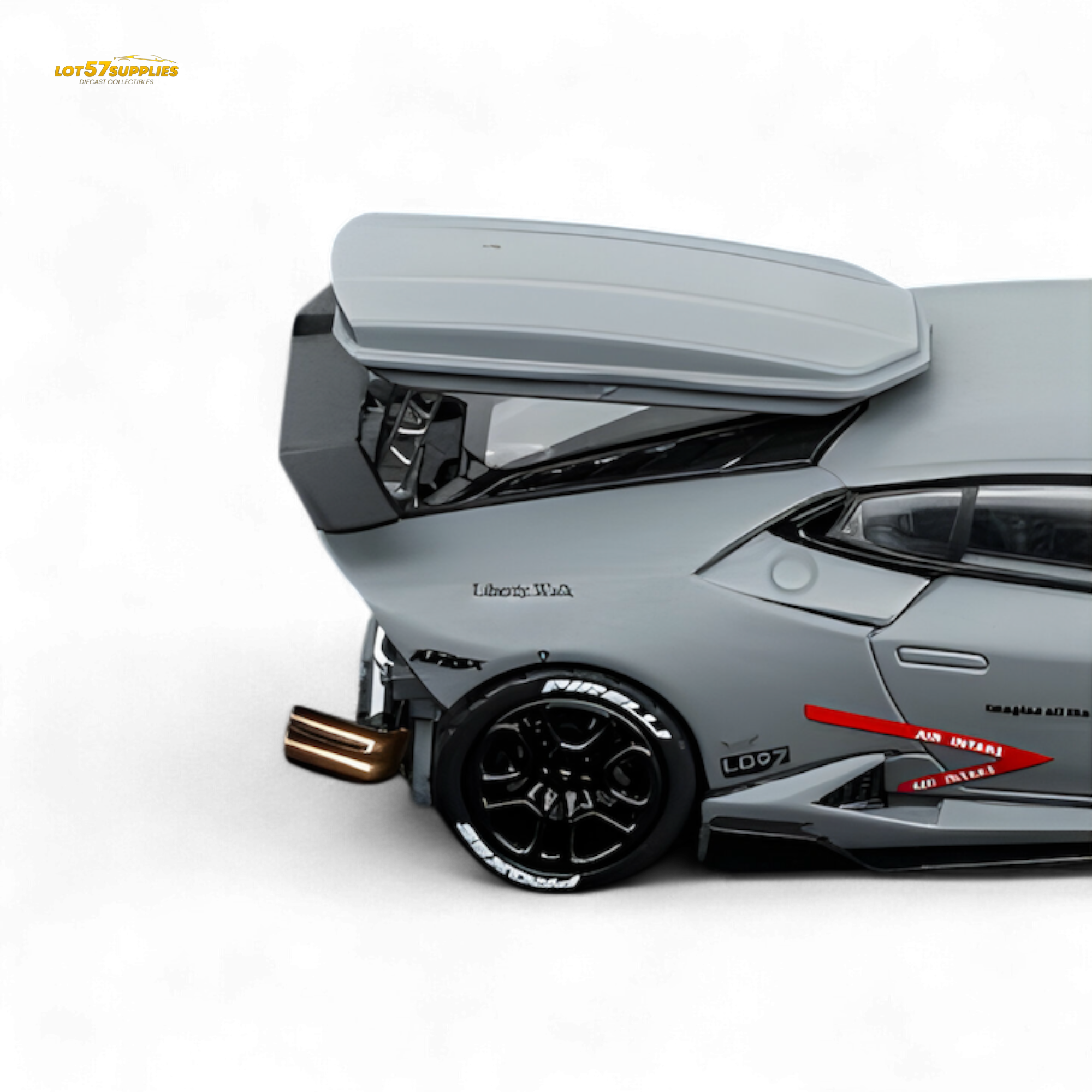 FindClassically Lamborghini Cartelfunds LP610-4 Twin Turbo - Gray 1:64 - Collectors World Toys