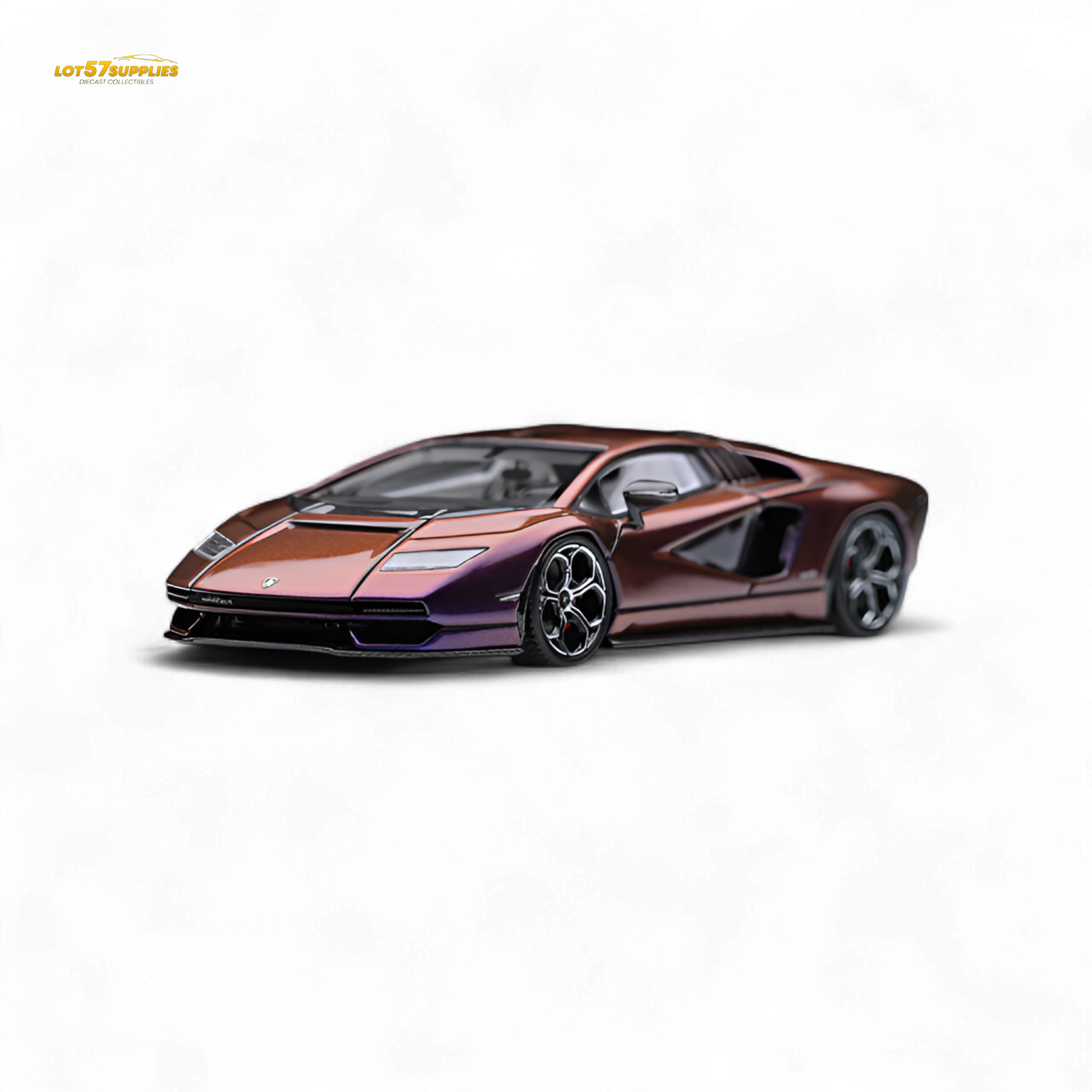 Fuelme Model NEO COUNTACH LPI 800-4 BLU HAL CHAMELEON 1:64 Resin