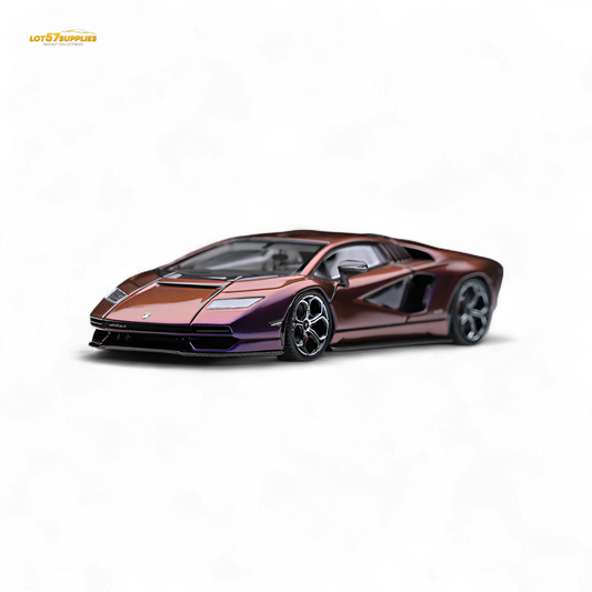 Fuelme Model NEO COUNTACH LPI 800-4 BLU HAL CHAMELEON 1:64 Resin