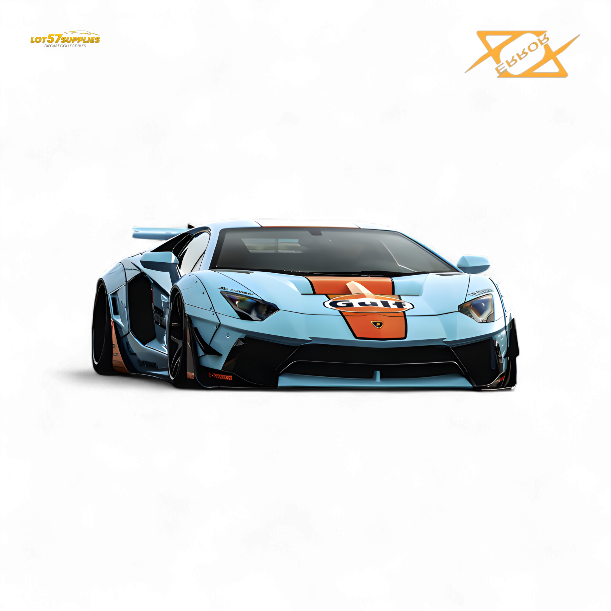 (Pre-Order) 404error LBWK Aventador 2.0 - Gulf 1:64 Main image