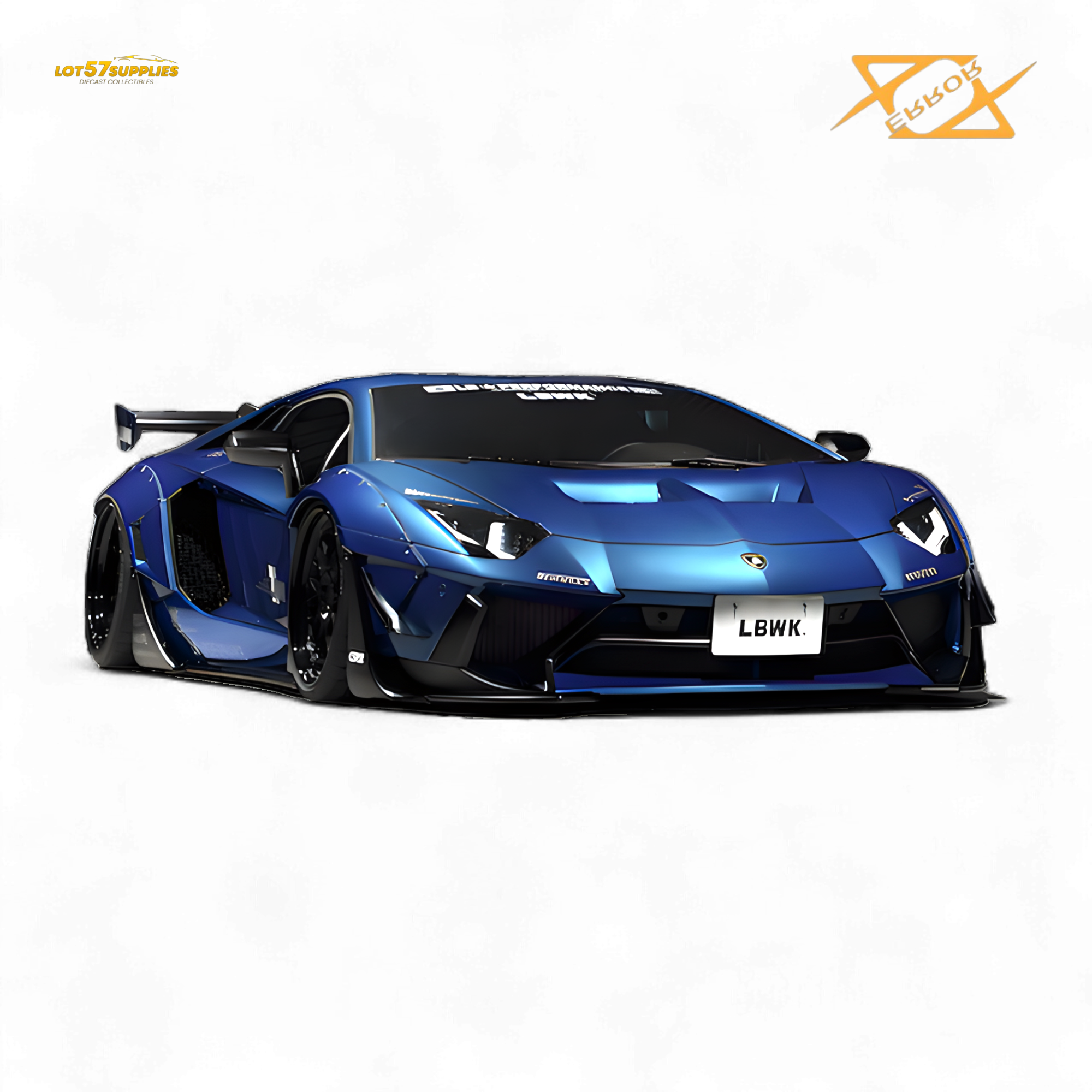 (Pre-Order) 404error LBWK Aventador 2.0 - Matel Blue 1:64 Main image
