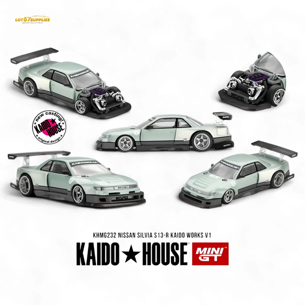 (Pre-Order) Kaido House Nissan Silvia S13-R - 1:64