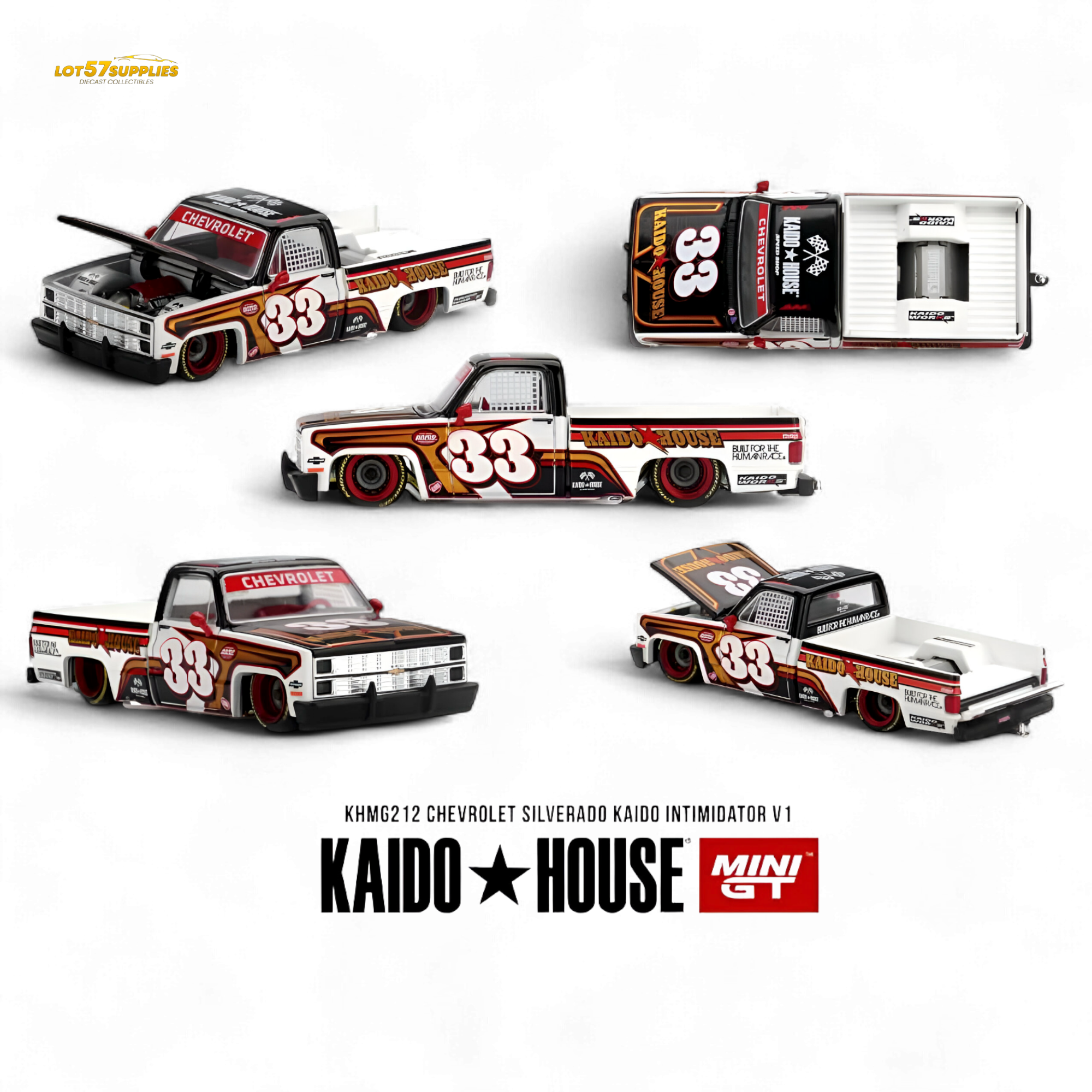 (Pre-Order) Kaido House Chevrolet Silverado - Intimidator V1 1:64 Main image