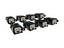 SPDZ1 EV1 to EV6 Fuel Injector Connector Adapter – Plug & Play Harness Conversion (8 Pack)