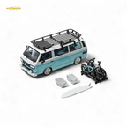 Mortal VW T3 Lowrider Van - Tiff Blue + White Double Color 1:64
