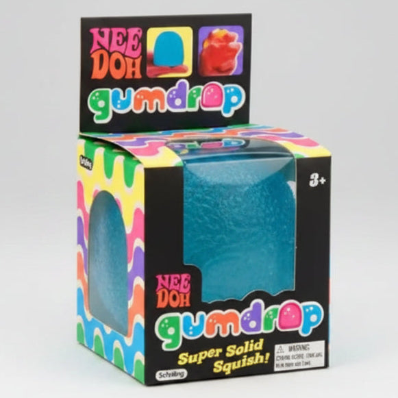 Schylling Nee-Doh Gum Drop Super Solid Squish: Blue Drop Main image