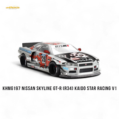 (Pre-Order) Mini GT Nissan Skyline GT-R (R34) Kaido Star Racing V1 - 1/64 - Collectors World Toys