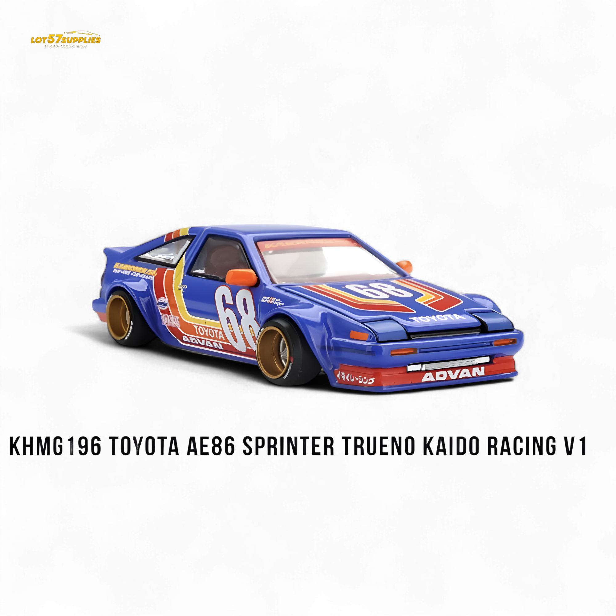 (Pre-Order) Mini GT Toyota AE86 Sprinter Trueno Kaido Racing V1 - 1/64 Main image